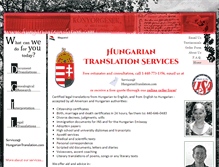 Tablet Screenshot of hungariantranslation.com